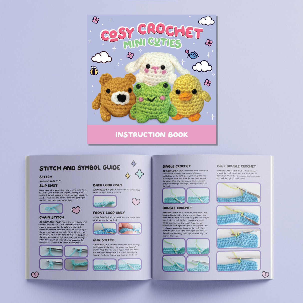 Craft Maker Cosy Crochet Mini Cuties Kit