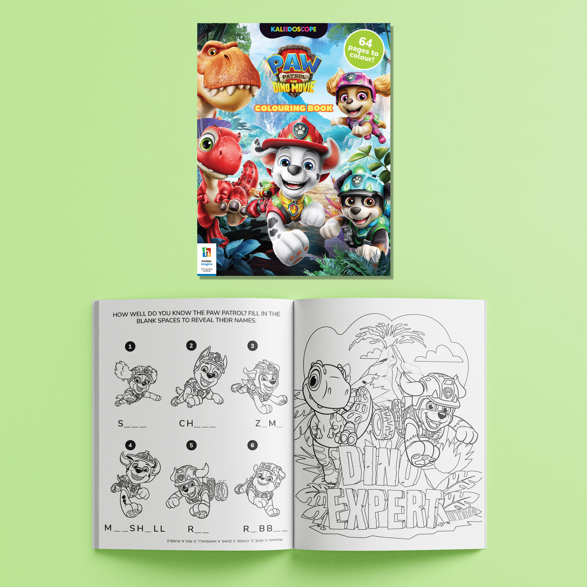 Hinkler: Super Kaleidoscope Kit - Paw Patrol The Dino Movie