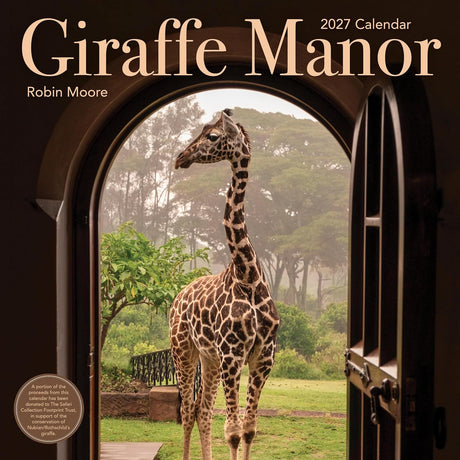 Giraffe Manor Wall Calendar 2027