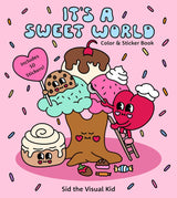It's a Sweet World Color & Sticker Book