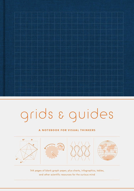 Grids & Guides (Navy) Notebook