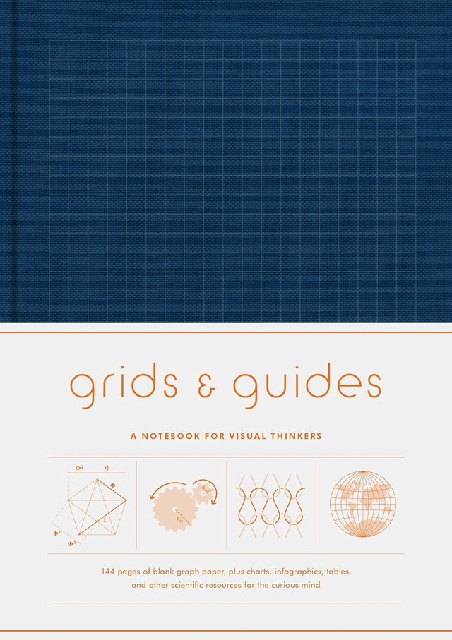 Grids & Guides (Navy) Notebook