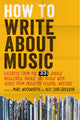How to Write About Music