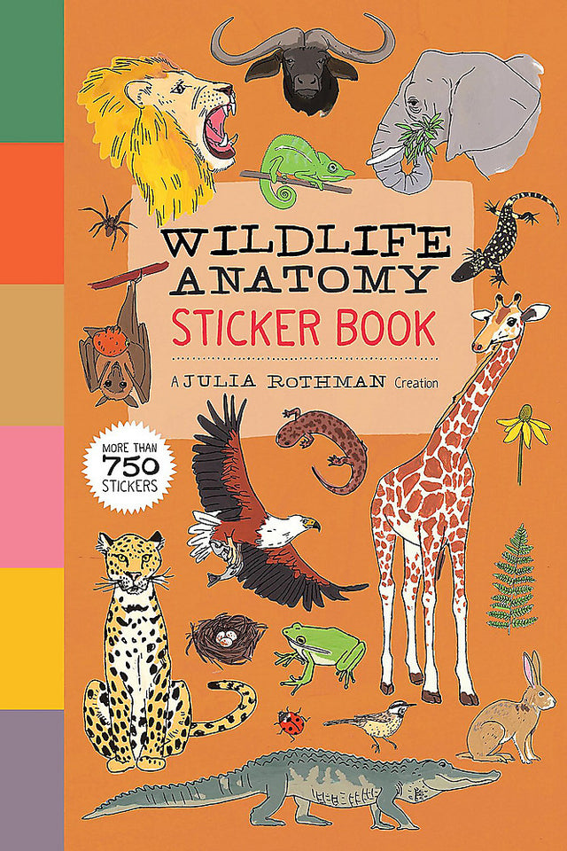 Wildlife Anatomy Sticker Book