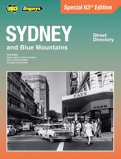 Sydney & Blue Mountains Street Directory 63rd Edition