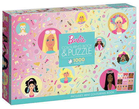 Barbie: Adult Colouring Book and Puzzle (Mattel: 1000 Pieces)