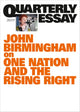 On One Nation and the rising right