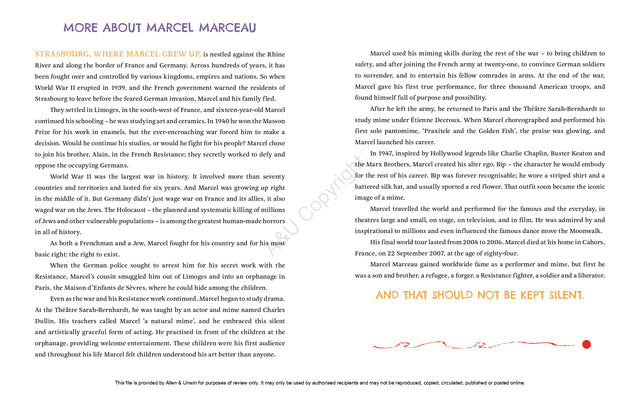 The Not So Quiet Life of Marcel Marceau