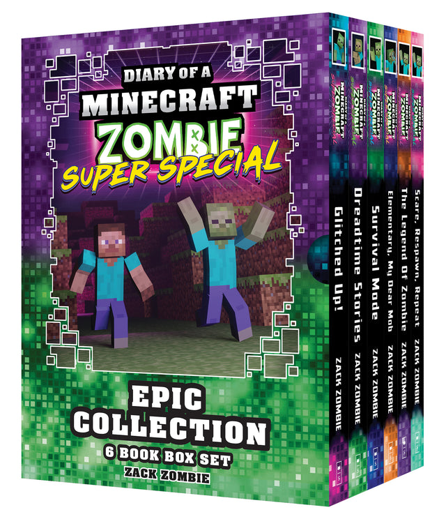 Diary of a Minecraft Zombie Super Special: Epic Collection 6 Book Box Set