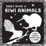 Baby’s Book of Kiwi Animals - High contrast sensory book for babies
