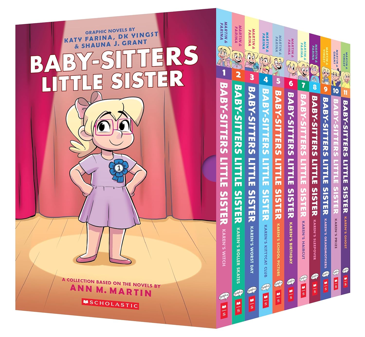 Baby-Sitters Little Sister Graphic Novel 11-Book Boxed Set by Ann