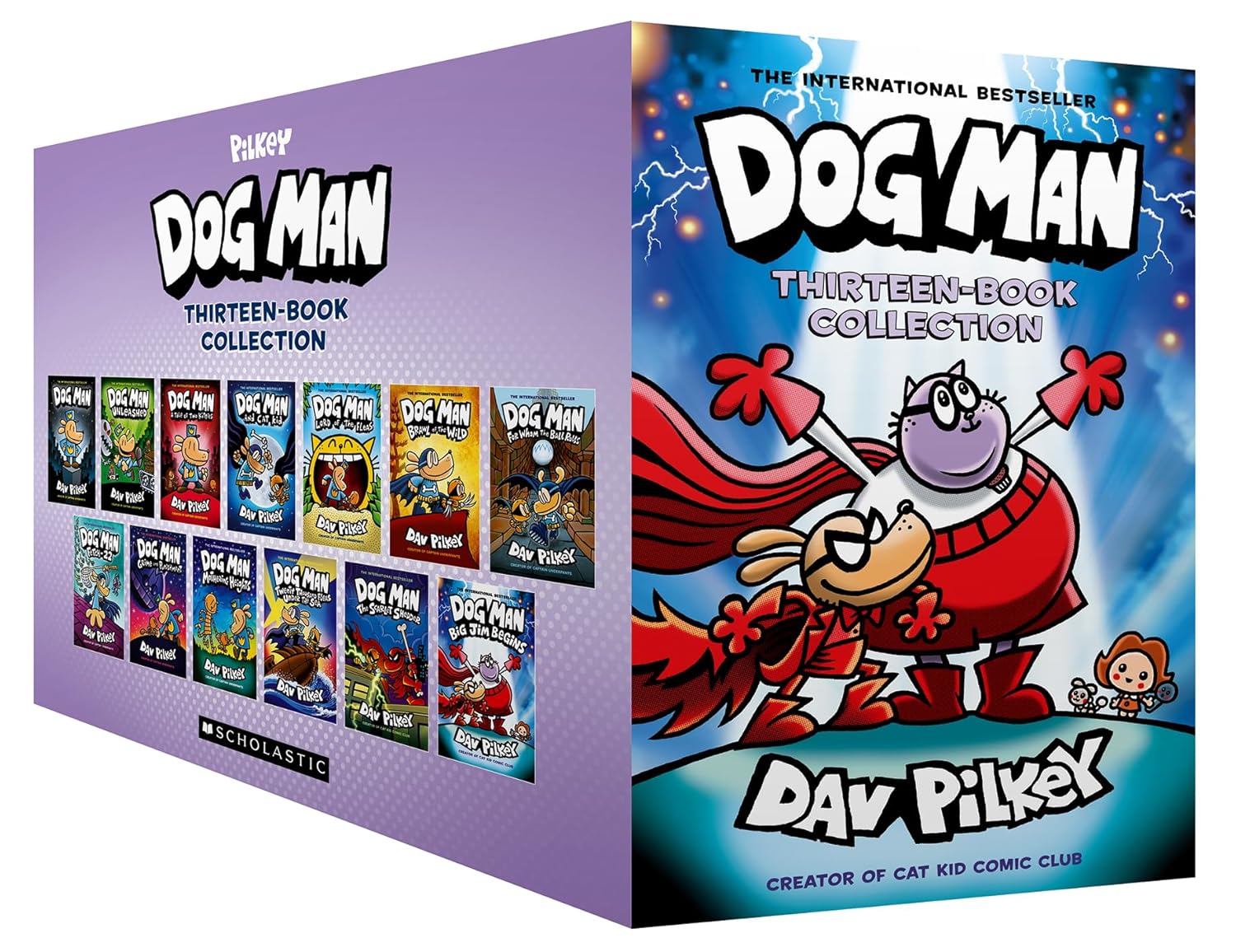 Dog Man シリーズ コミック 13冊セット Dog Man: Thirteen-Book Collection by Dav Pilkey – Book Hero