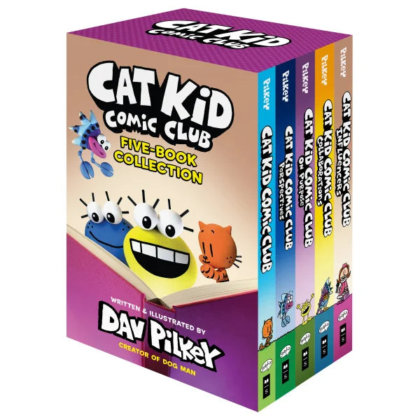 Cat Kid Comic Club: Five Book Collection