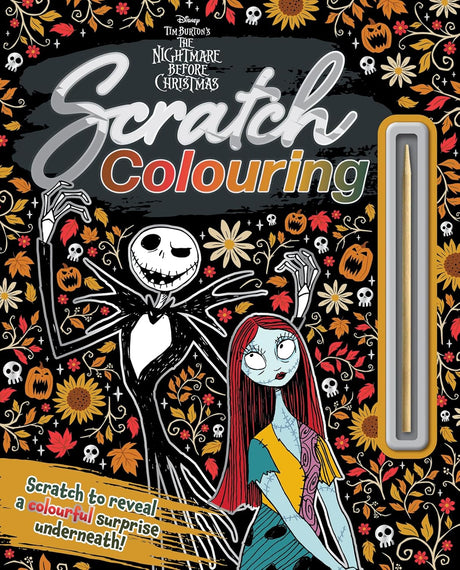 Disney Tim Burton's The Nightmare Before Christmas: Scratch Colouring