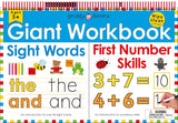 Giant Wipe Clean Workbook: First Number Skills / Sight Words