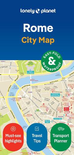 Lonely Planet Rome City Map