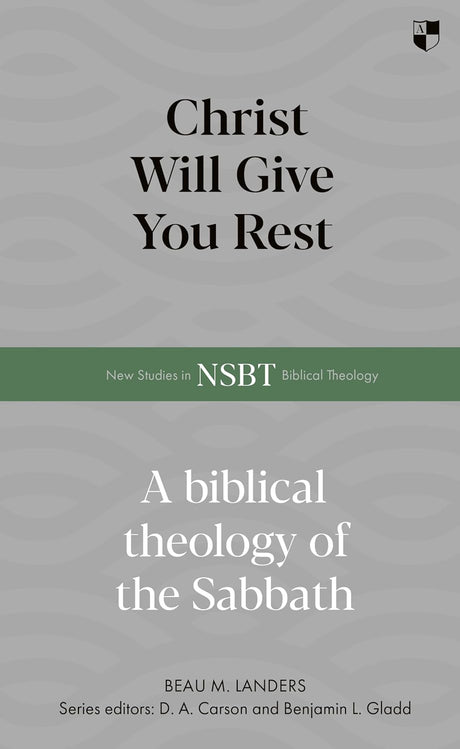 Christ Will Give You Rest
