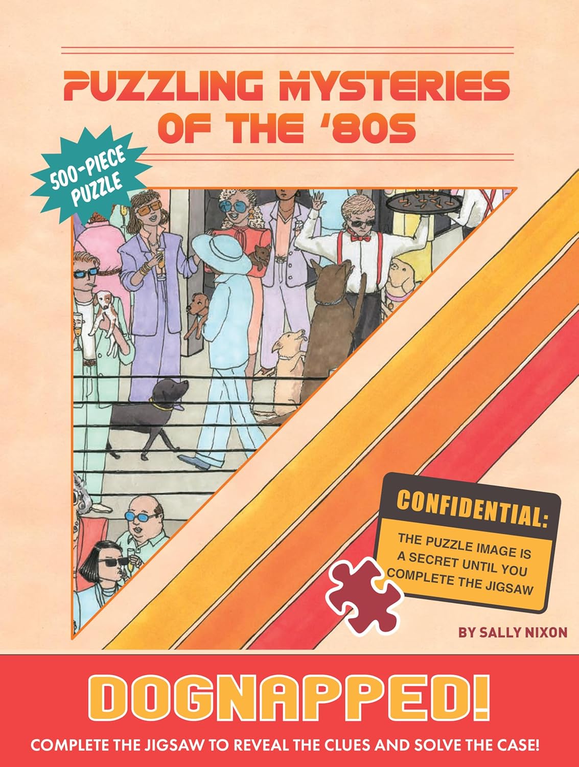 Puzzling Mysteries of the ’80s Dognapped! 500-Piece Puzzle