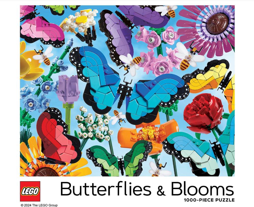 Lego Butterflies & Blooms 1000-Piece Jigsaw Puzzle