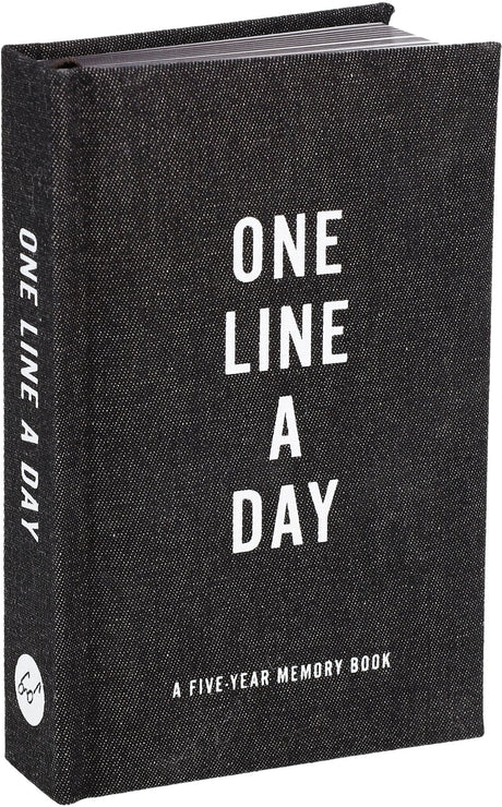 Black Canvas One Line a Day