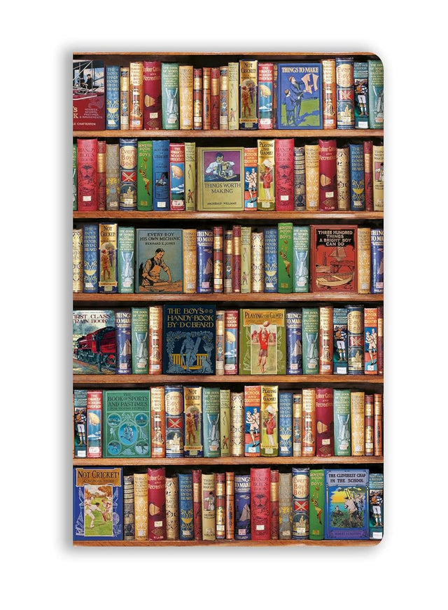 Bodleian Libraries: Hobbies & Pastimes Vintage Bookshelves (Soft Touch Journal)
