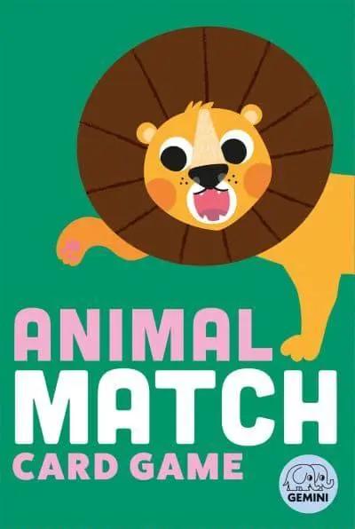 Animal Match Card Game