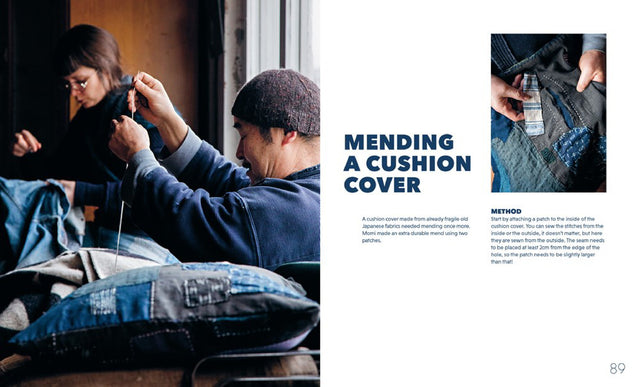 Mending with Sashiko