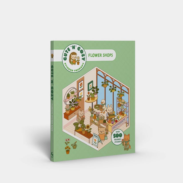 Cute 'n' Cozy Sticker Therapy: Flower Shops