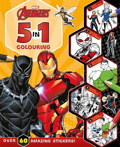 Marvel Avengers: 5 in 1 Colouring