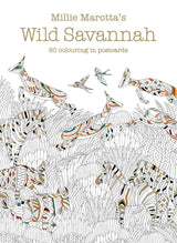 Millie Marotta's Wild Savannah Postcard Box