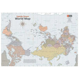 Upside Down World Classic Wall Map