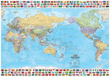 World & Flags Map