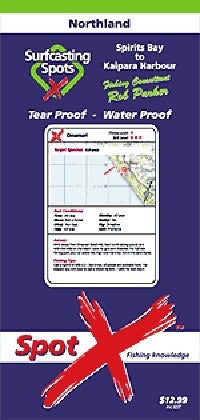 Spot X Northland Surfcasting Map