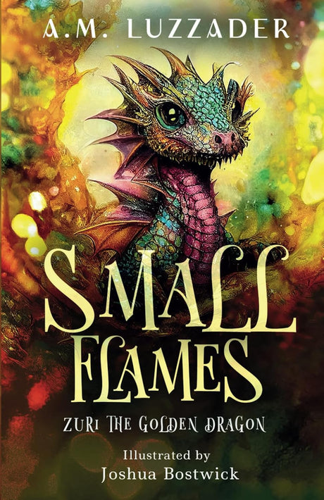 Small Flames Zuri the Golden Dragon