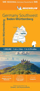 Germany Southwest - Michelin Regional Map 545