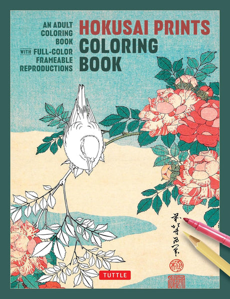 Hokusai Prints Coloring Book