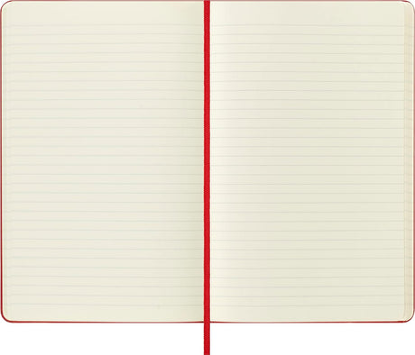 Moleskine Large Ruled Hardcover Notebook Scarlet Red