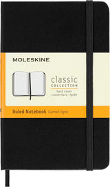 Moleskine Pocket Hardcover Ruled Notebook Black