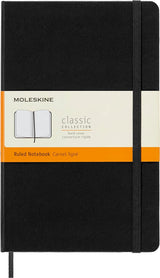 Moleskine Large Ruled Hardcover Notebook Black