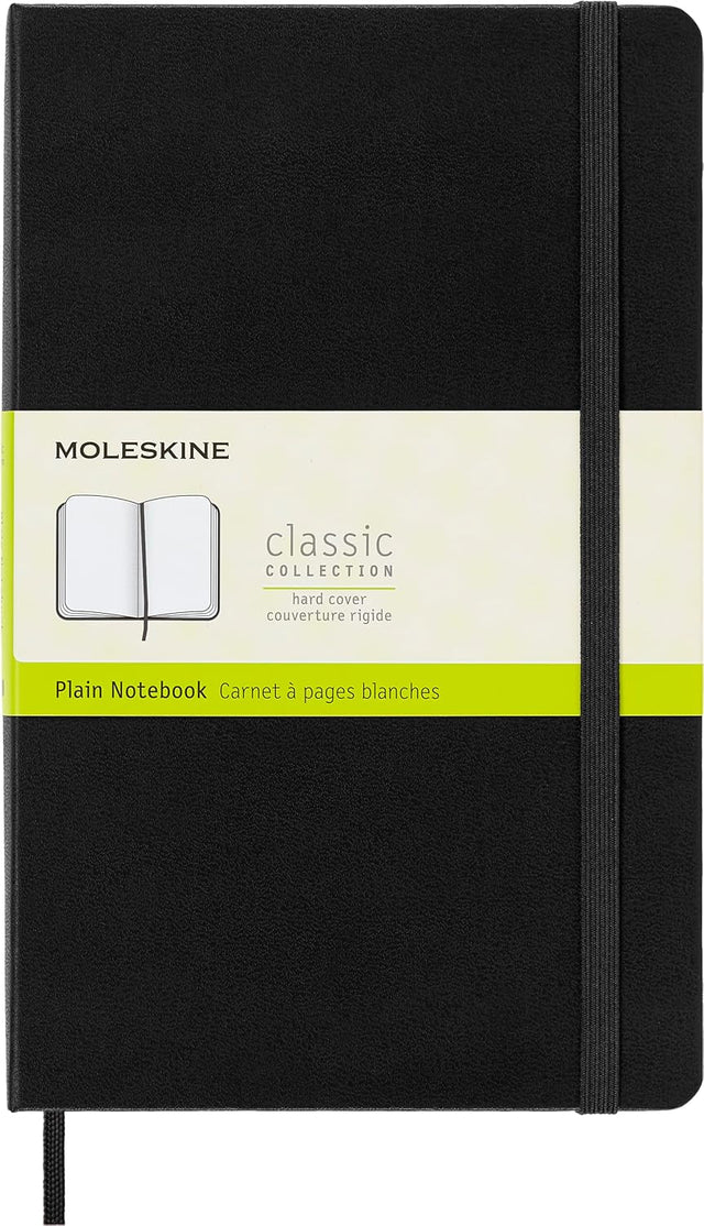 Moleskine Large Plain Notebook Black