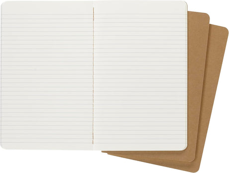 Moleskine Ruled Cahier L - Kraft Cover (3 Set)