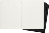 Moleskine Plain Cahier Xl - Black Cover (3 Set)