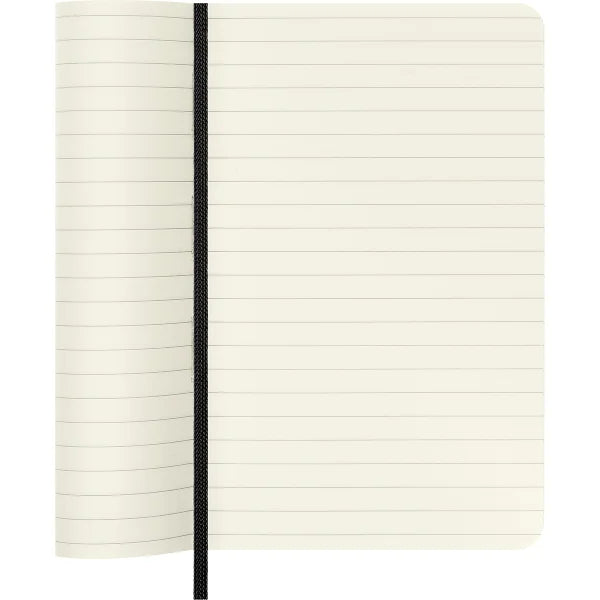 Moleskine Soft Cover Pocket Ruled Notebook Black
