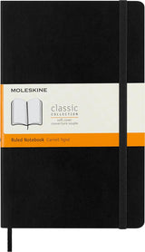 Moleskine Soft Large Ruled Notebook Black