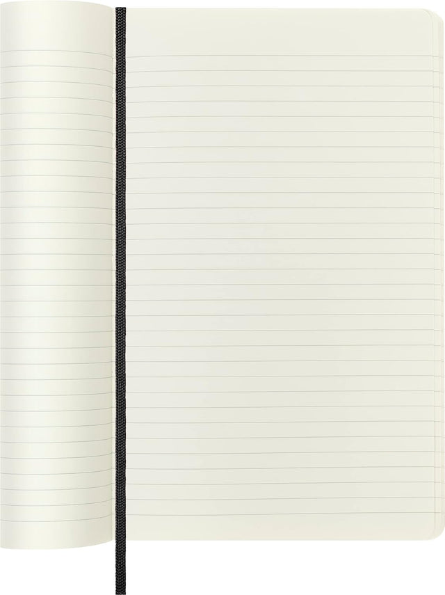 Moleskine Soft Large Ruled Notebook Black