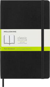 Moleskine Soft Large Plain Notebook Black