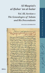 Al-Maqrīzī’s al-Ḫabar ʿan al-bašar. Vol. III
