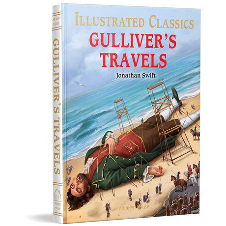 Gulliver Travels : Illustrated Abridged Children Classics English Novel with Review Questions (Hardback)