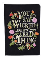Wicked Embroidered Journal