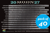 2027 Moon Calendar Card (40 pack)